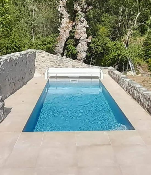 Piscine sans bords