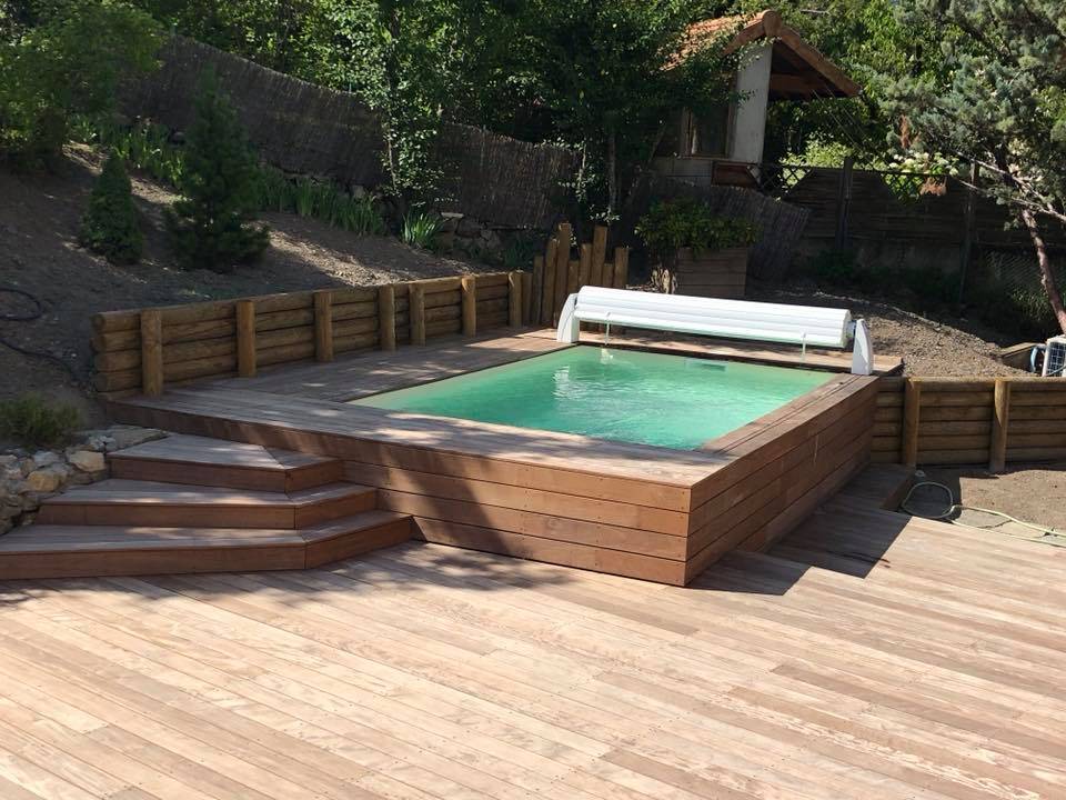 Piscine escalier